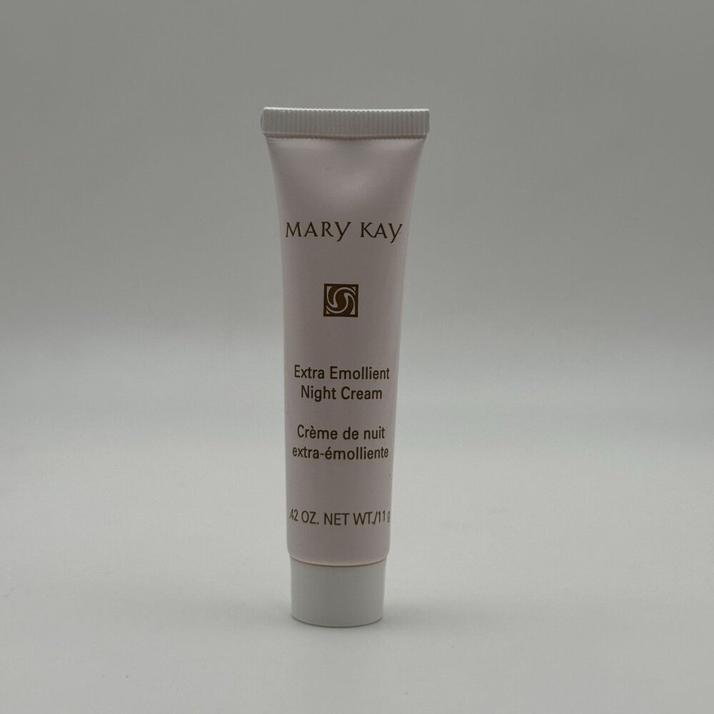 Vintage Mary Kay Extra Emollient Night Cream Moisturizer Very Dry Skin .42oz